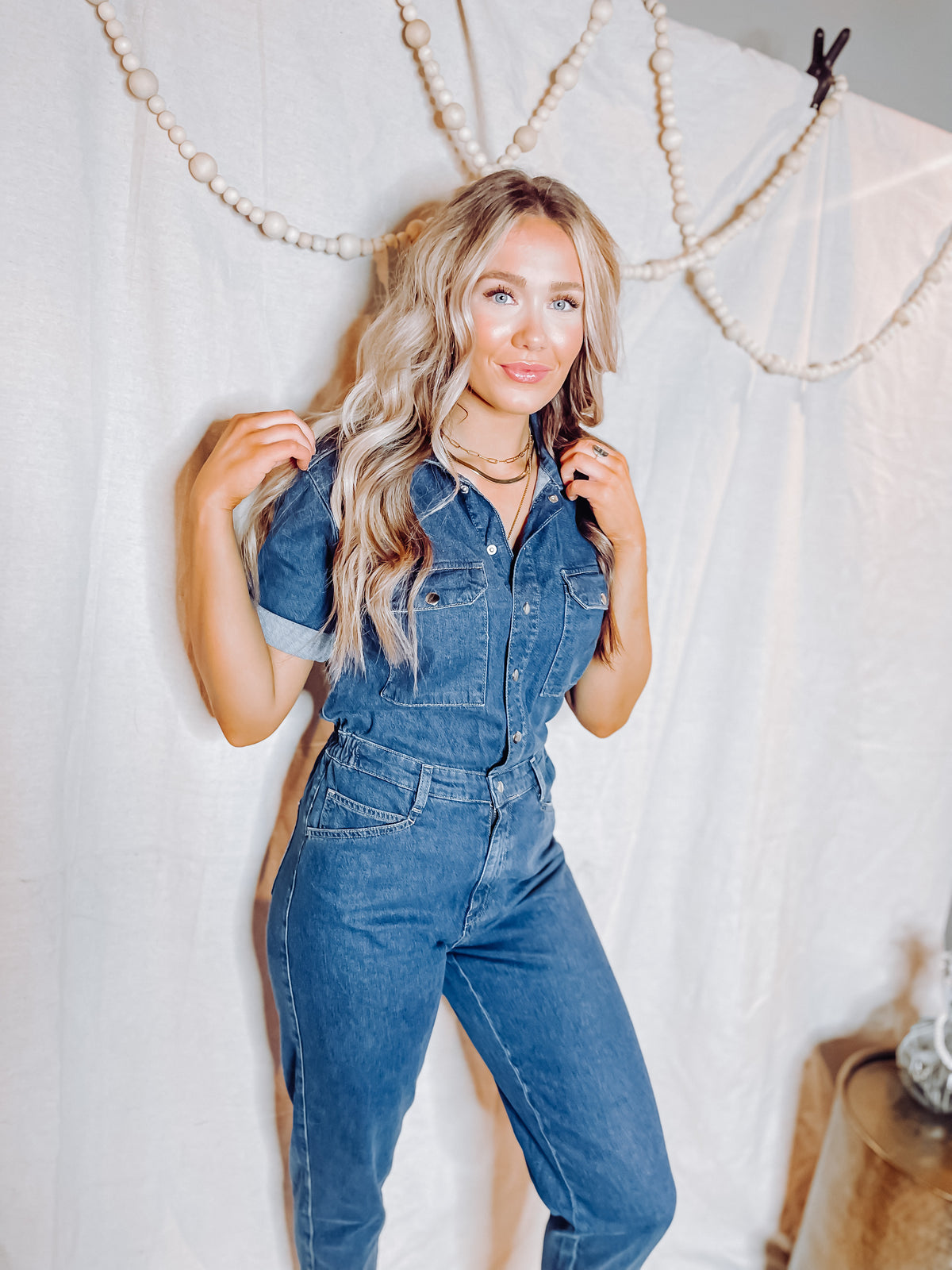 Doria Short Sleeve Jumpsuit