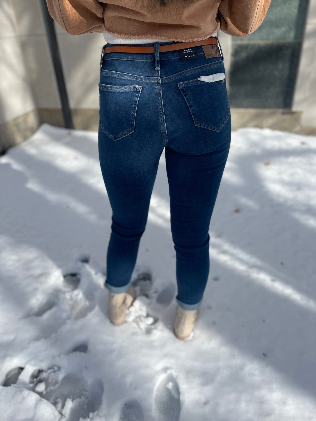 Kathleen High Rise Slim Boyfriend