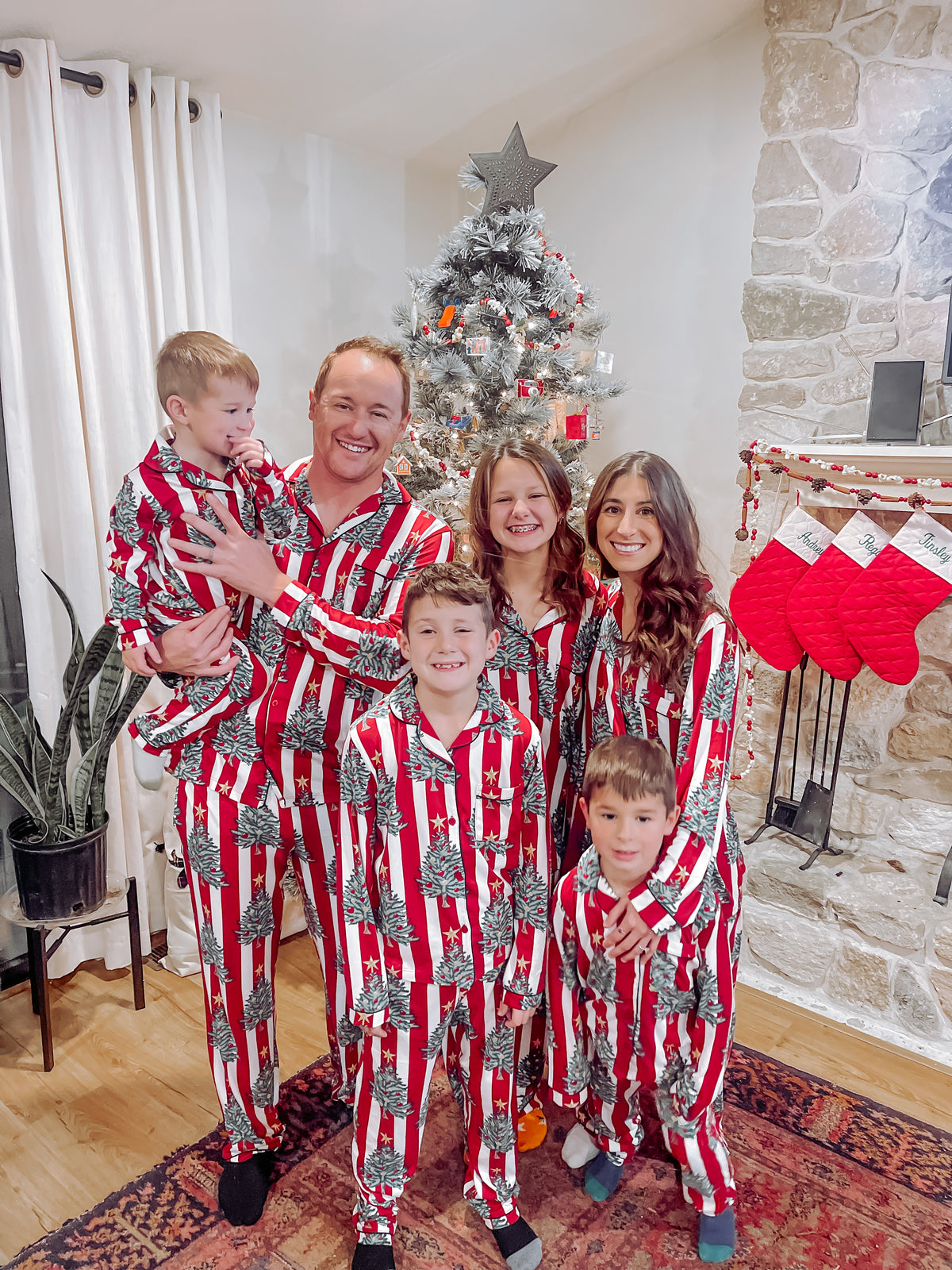Christmas Tree PJ Sets - Kids