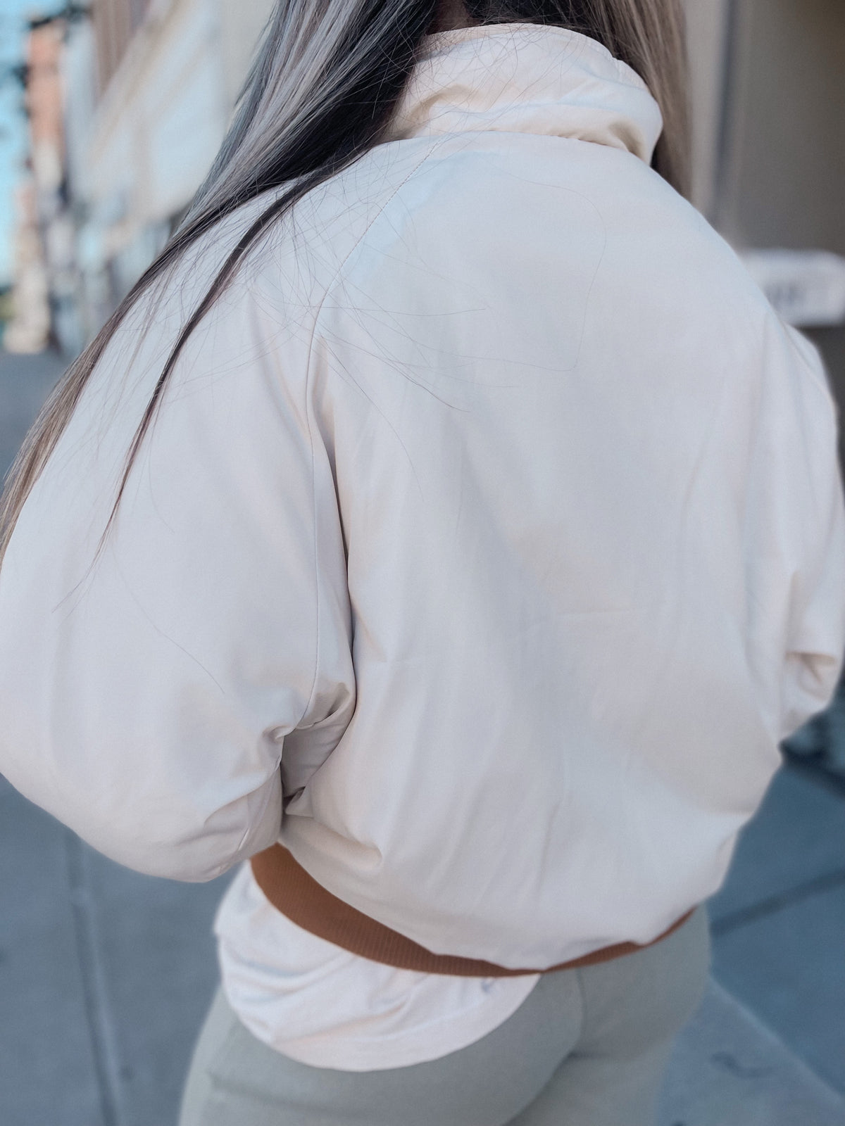 Mocha & Ivory Reversible Puffer Coat