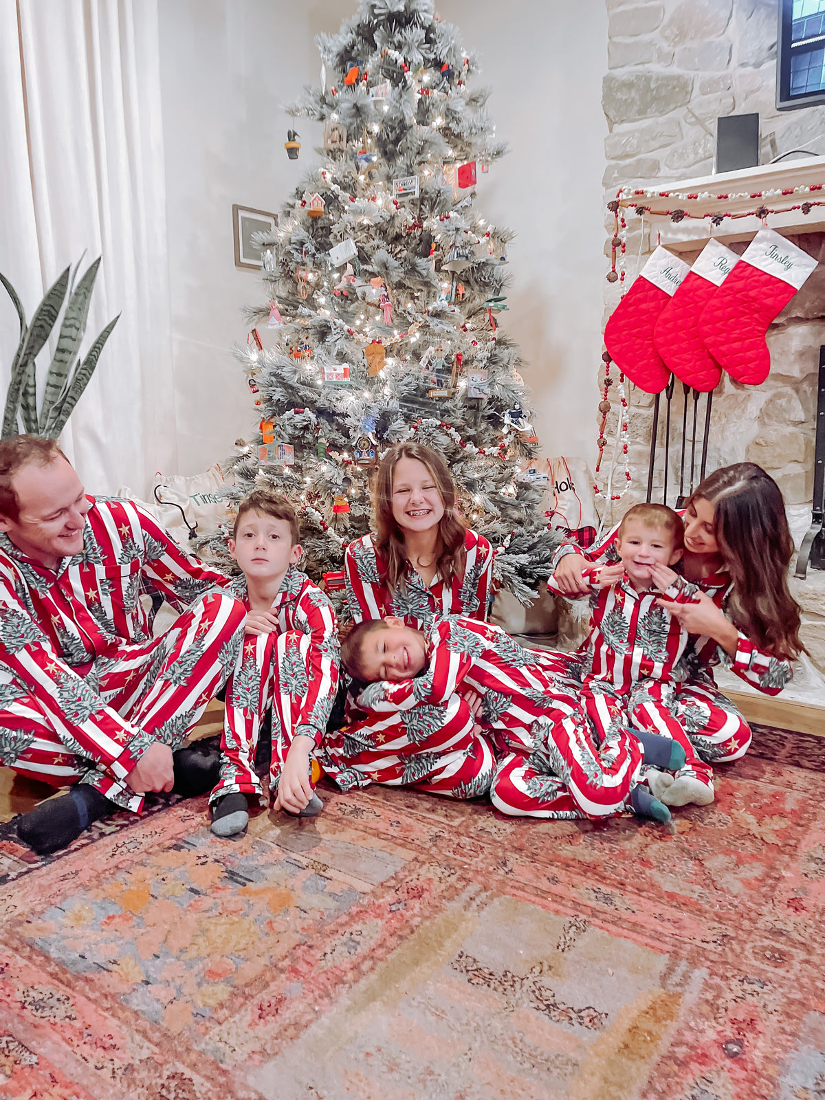 Christmas Tree PJ Sets - Kids