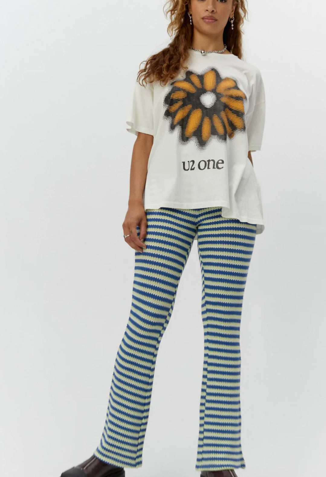 U2 One Flower Merch Band Tee