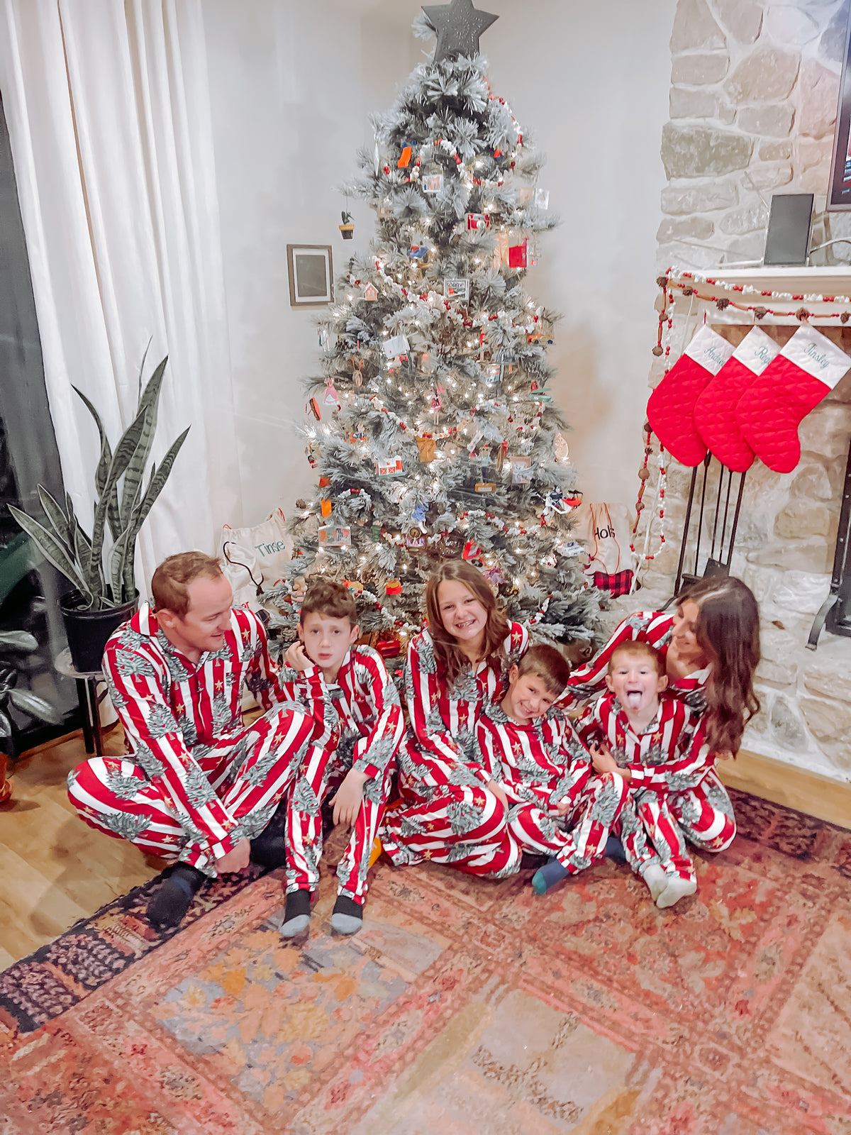 Christmas Tree PJ Sets - Kids