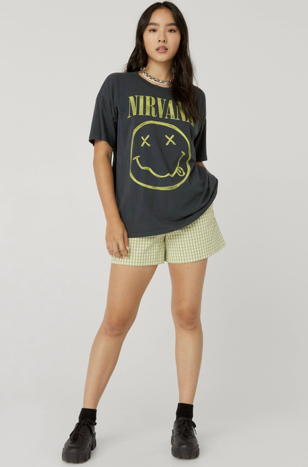 Nirvana Smiley Merch Tee