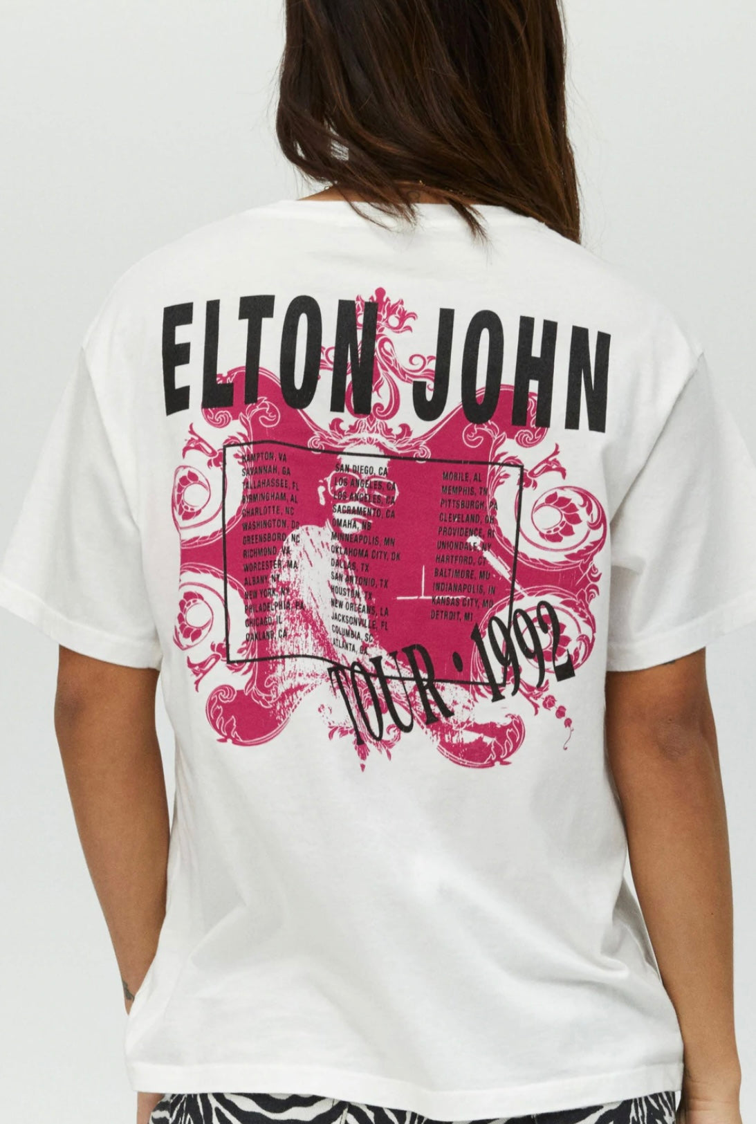 Elton John Live in Concert '92 Boyfriend Tee