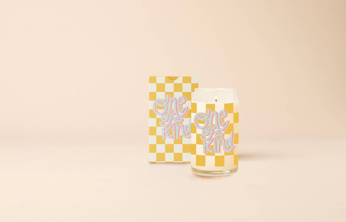 One of A Kind Can Glass Candle